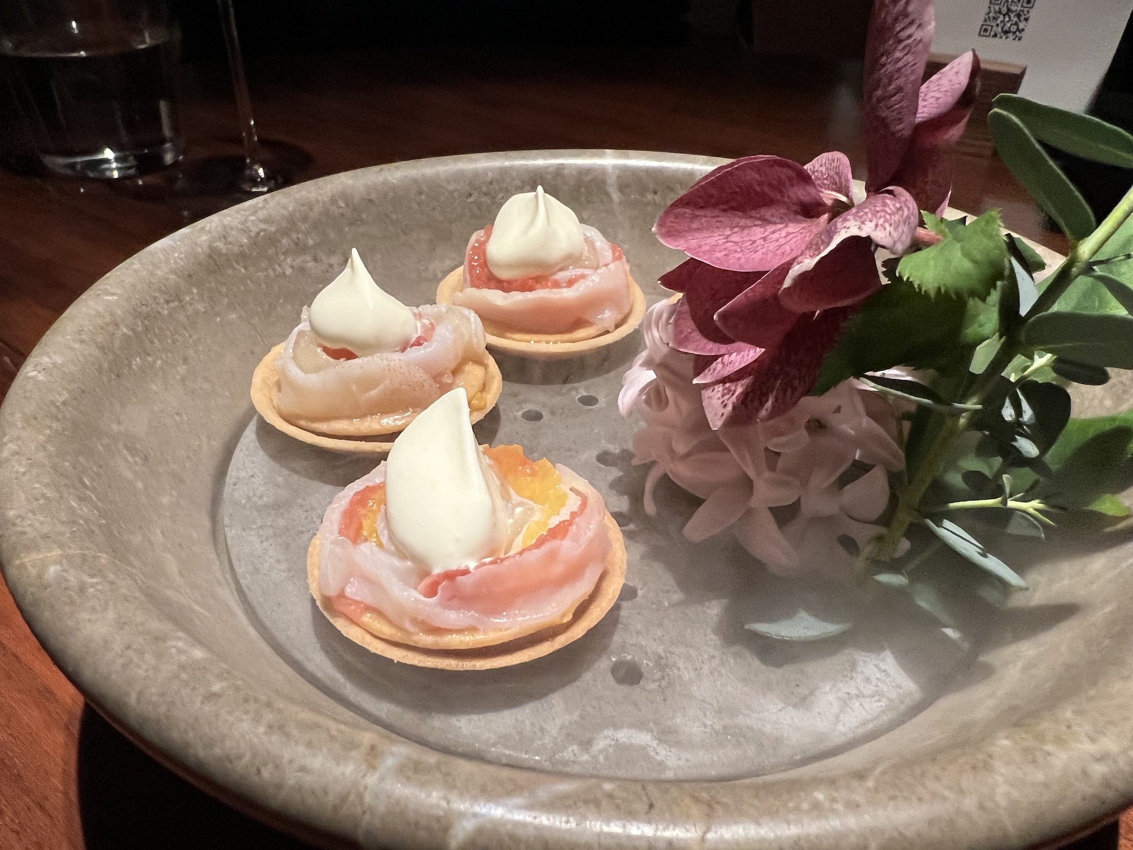 Geoduck, Sea Urchin and Citrus