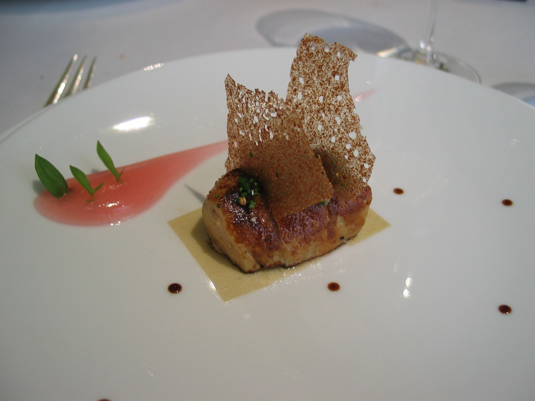 Rhubarb foire gras 2
